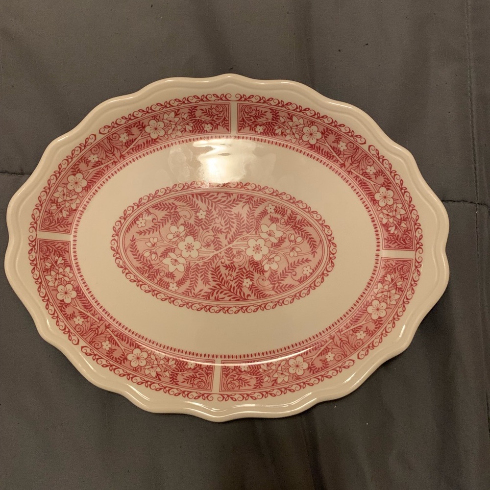 Vintage Syracuse China Platter - Strawberry Hill Pattern 6A - Picture 1 of 4